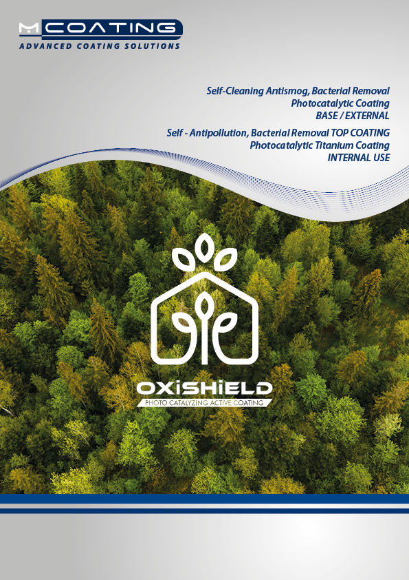 MC Oxishield | Self-Cleaning Antismog, Bacterial Removal Photocatalytic Coating | Self - Antipollution, Bacterial Removal TOP COATING Photocatalytic Titanium Coating